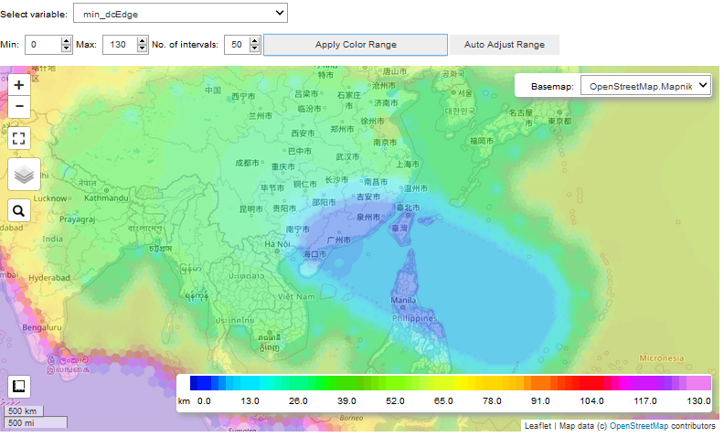 Variable-resolution CPAS mesh over Asia and the western North Pacific
